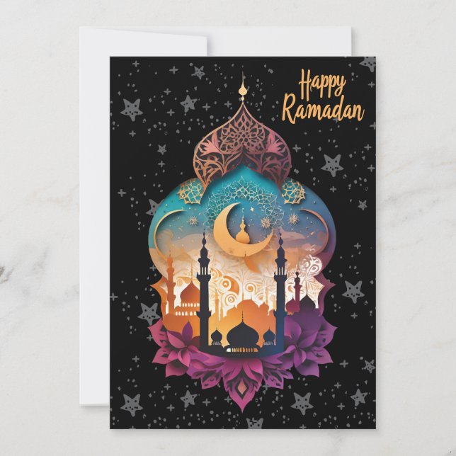 happy Ramadan Holiday Card (Front)