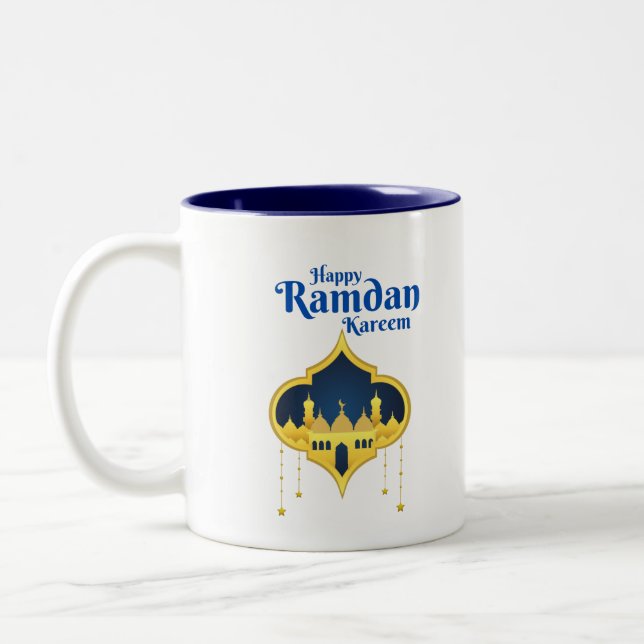 Happy Ramadan Kareem 2022  Coffee Mug (Left)