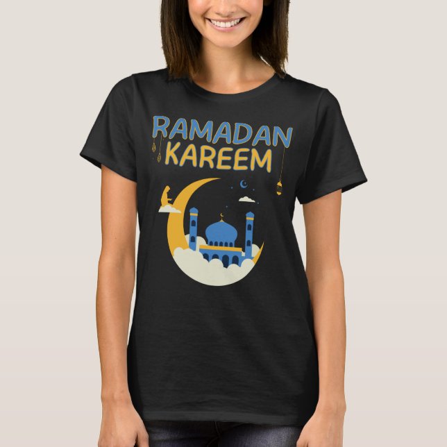 Happy Ramadan Kareem 2023 Muslim Islam T-Shirt (Front)