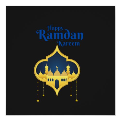 Happy Ramadan Kareem 2024Eid Mubarak   Poster