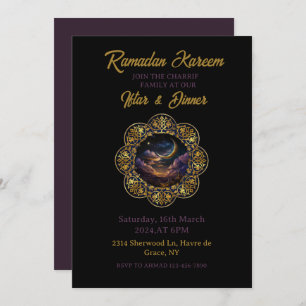 Happy Ramadan Kareem 2026 Iftar dinner Party Invitation