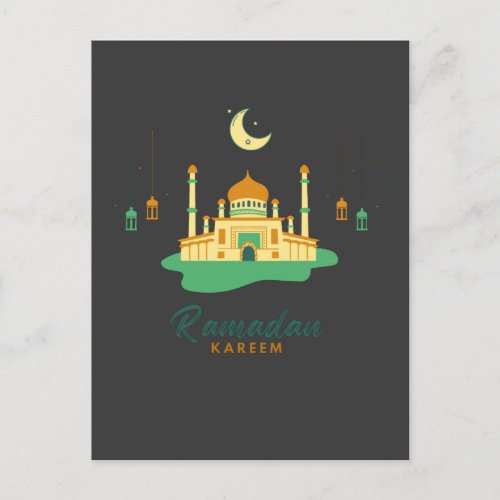 Happy Ramadan Kareem And Eid Mubarak 2022  Postcard