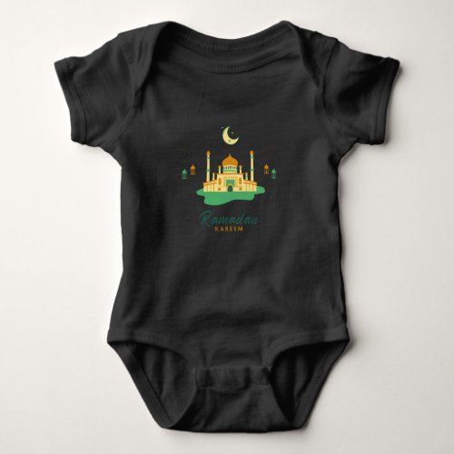 Happy Ramadan Kareem And Eid Mubarak 2022 T_Shirt Baby Bodysuit