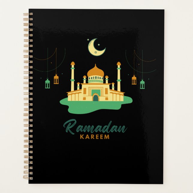 Happy Ramadan Kareem And Eid Mubarak 2026 Planner (Front)