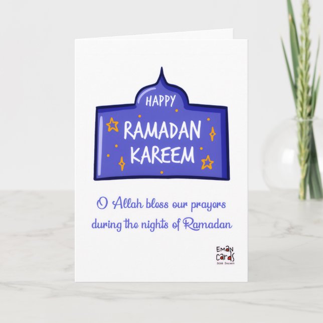 Happy Ramadan Kareem Card (Front)