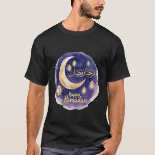 Happy Ramadan Marhaba for Muslims Crescent Moon La T-Shirt