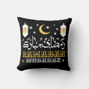 HAPPY RAMADAN MUBARAK KAREEM 2026 THROW PILLOW