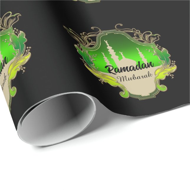 Happy Ramadan  Mubarak Kareem  2026 Wrapping Paper (Roll Corner)