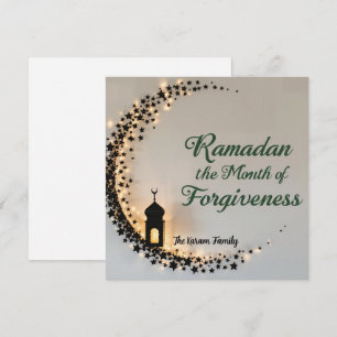 Happy Ramadan Mubarak Ramadan Kareem Muslim Card