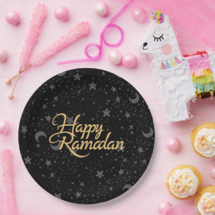 happy Ramadan Paper Plates