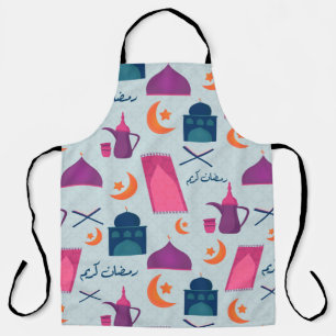 Happy Ramadan Pattern Apron