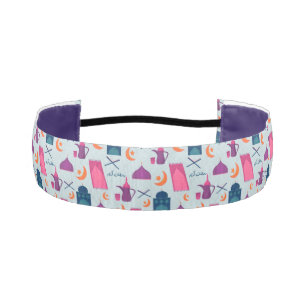 Happy Ramadan Pattern Athletic Headband