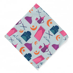 Happy Ramadan Pattern Bandana
