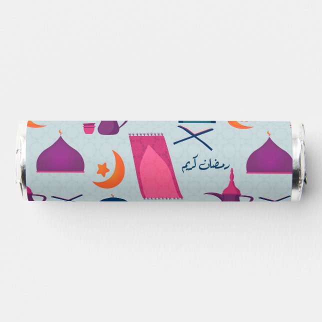 Happy Ramadan Pattern Breath Savers® Mints (Front)
