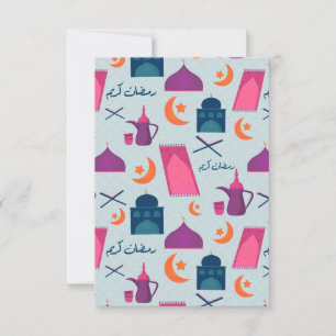 Happy Ramadan Pattern Card