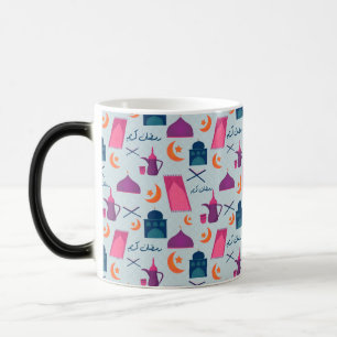Happy Ramadan Pattern Color Morph Mug