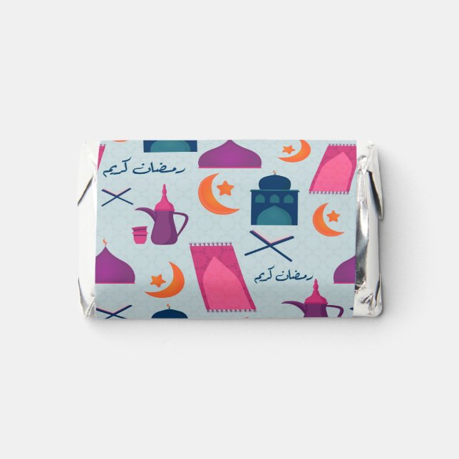 Happy Ramadan Pattern Hershey's Miniatures (Front)