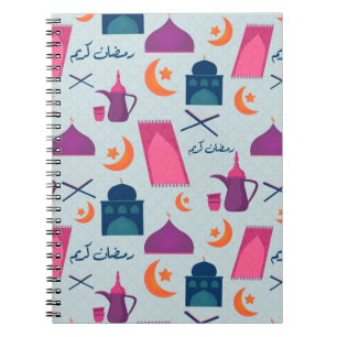 Happy Ramadan Pattern Notebook
