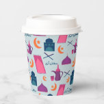 Happy Ramadan Pattern Paper Cups