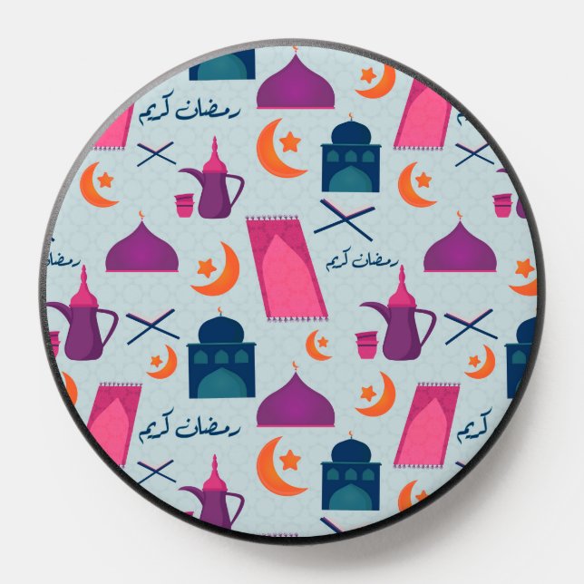 Happy Ramadan Pattern PopSocket (Popsocket)