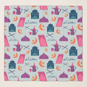 Happy Ramadan Pattern Scarf