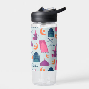 Happy Ramadan Pattern Water Bottle
