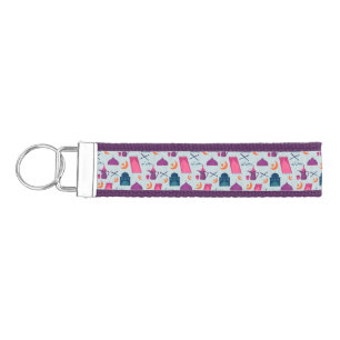 Happy Ramadan Pattern Wrist Keychain