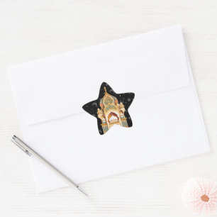 happy Ramadan Star Sticker