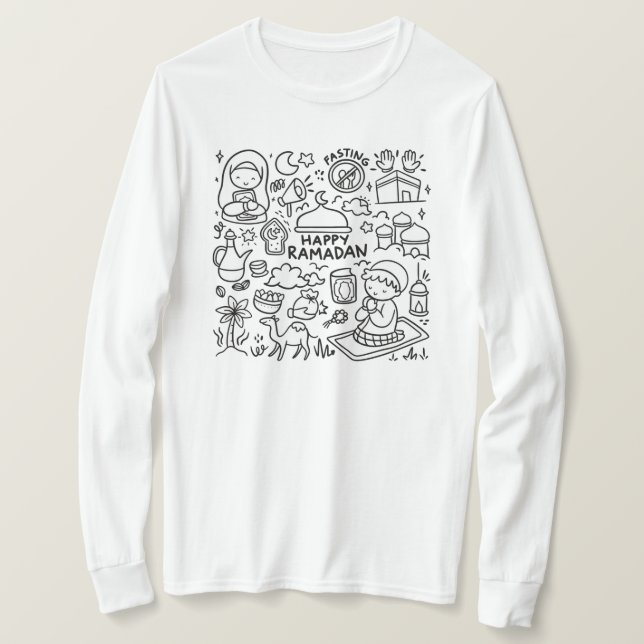 Happy Ramadan T-Shirt (Design Front)