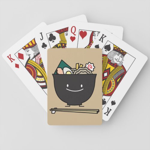 Happy Ramen Bowl Poker Cards
