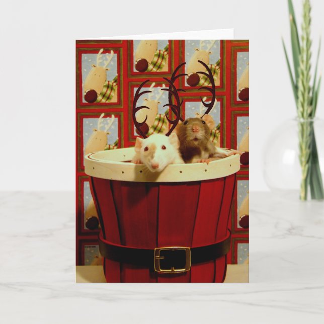 Happy Ratty-mas! Holiday Card (Front)
