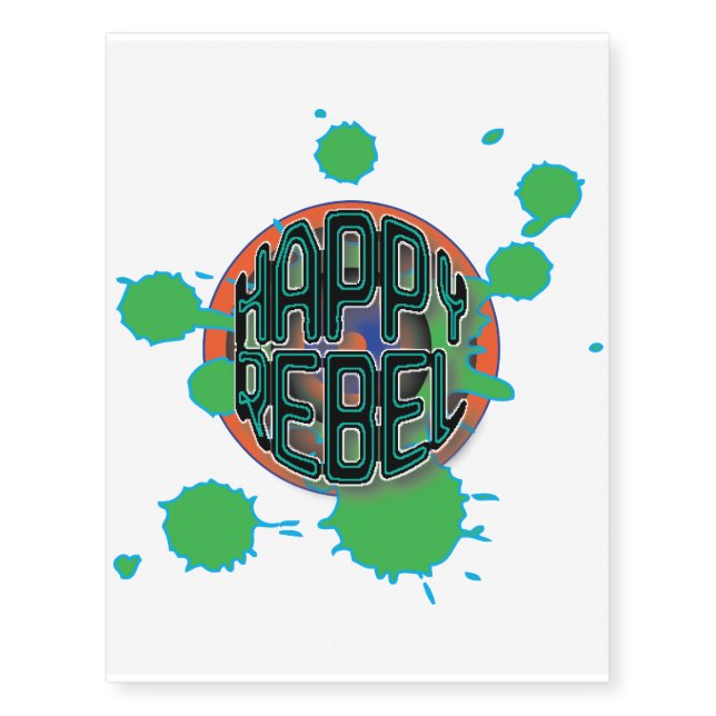 Happy Rebel Tattoo (Front)