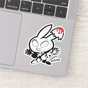 Happy Reborn Bunny Sticker