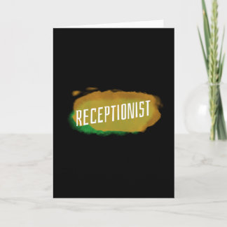 Happy Receptionist day Administrative professional Card