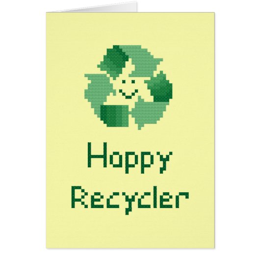 Happy Recycler Card (Front)