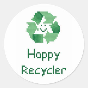 Happy Recycler Sticker