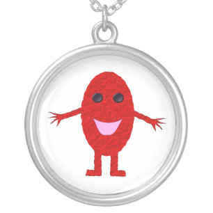 Happy Red Grape Kids Necklace