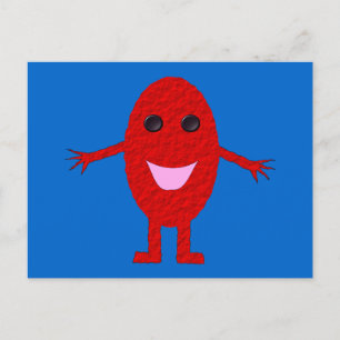 Happy Red Grape Postcard