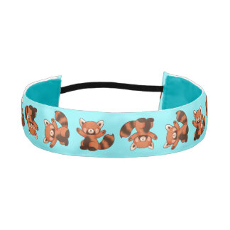 Happy Red Pandas Athletic Headband