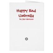 Happy Red Umbrella (Back)