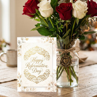Happy Reformation Day Card, Reformation Sunday Card