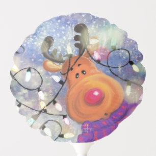 Happy Reindeer - Christmas Balloon