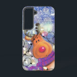 Happy Reindeer Christmas Samsung or iPhone Cases<br><div class="desc">Happy Reindeer Christmas Samsung Cases or iPhone Cases - MIGNED Painting Design - Merry Christmas :)</div>