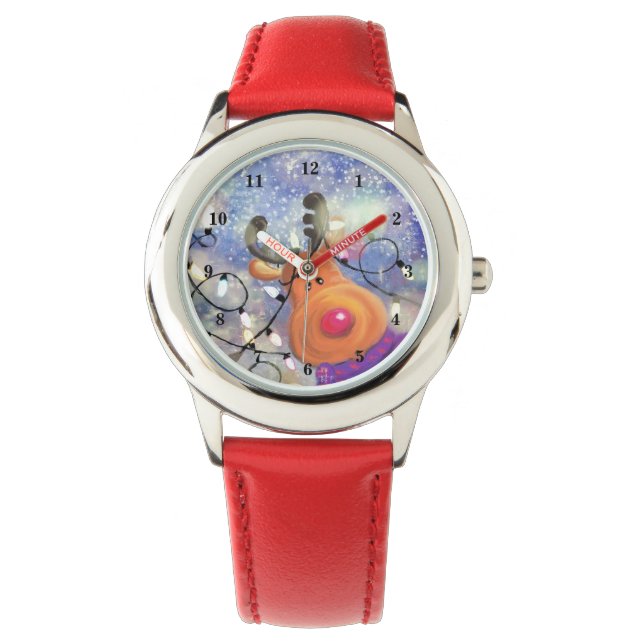 Happy Reindeer - Christmas Watch (Front)