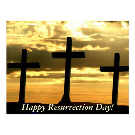 Happy Resurrection Day! Postcard | Zazzle