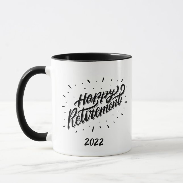 Happy Retirement 2022 - Retirement Gift - Mug (Left)