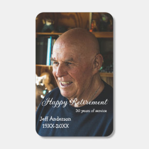 Happy retirement add name photo years of service r matchboxes