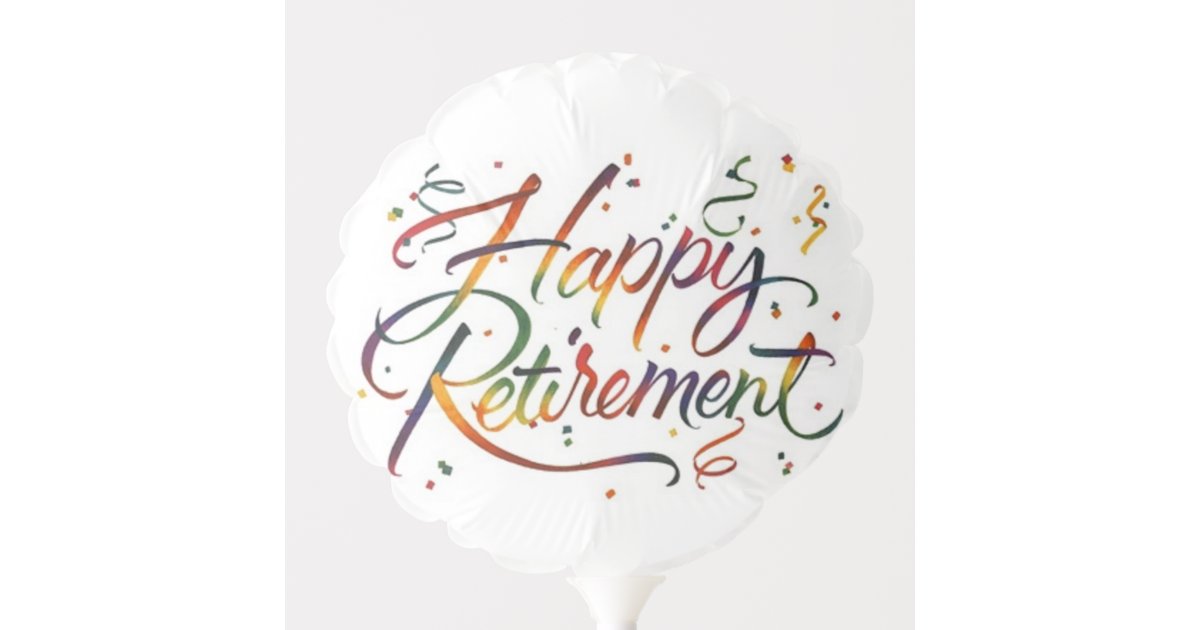 Happy Retirement Balloon 