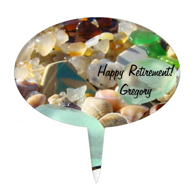 Happy Retirement Cake Toppers Retiring Cakes (Front)