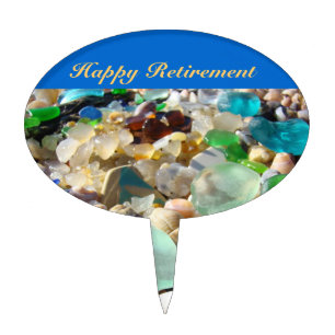 Happy Retirement! cakepicks Retiring Party Dessert Cake Topper